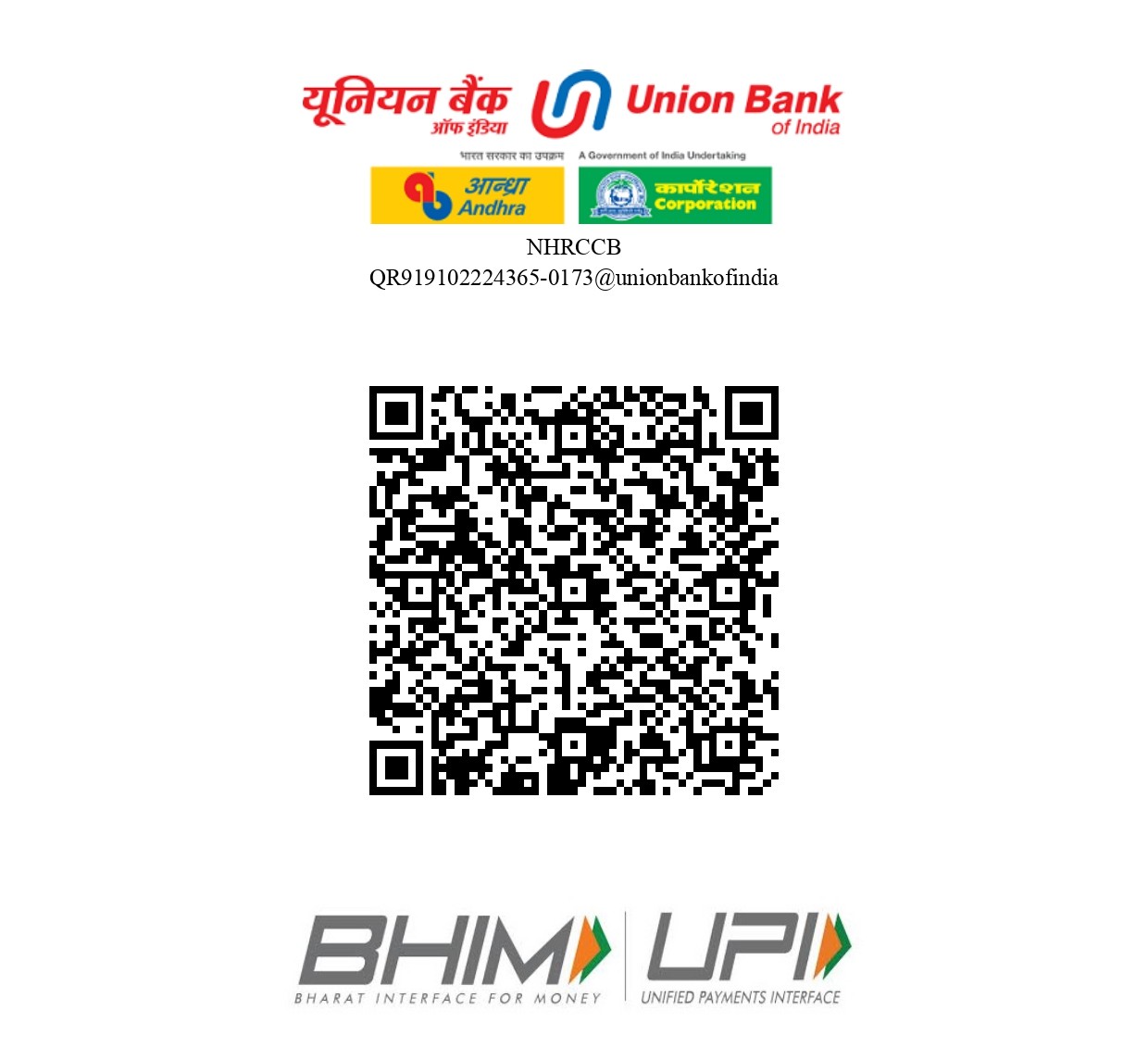 Official NHRCCB QR Code